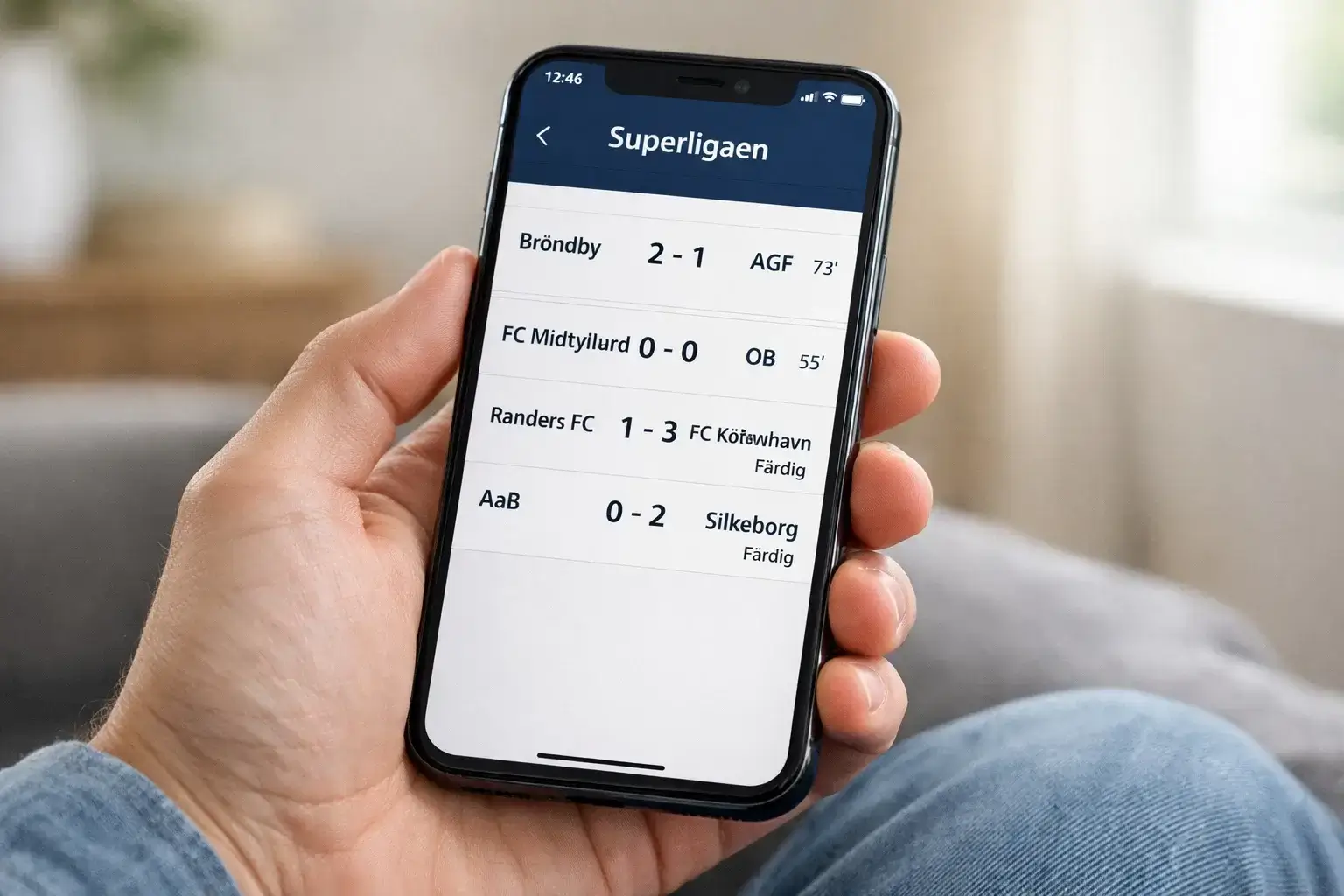 Oversigt over livescore-platforme til Superligaen