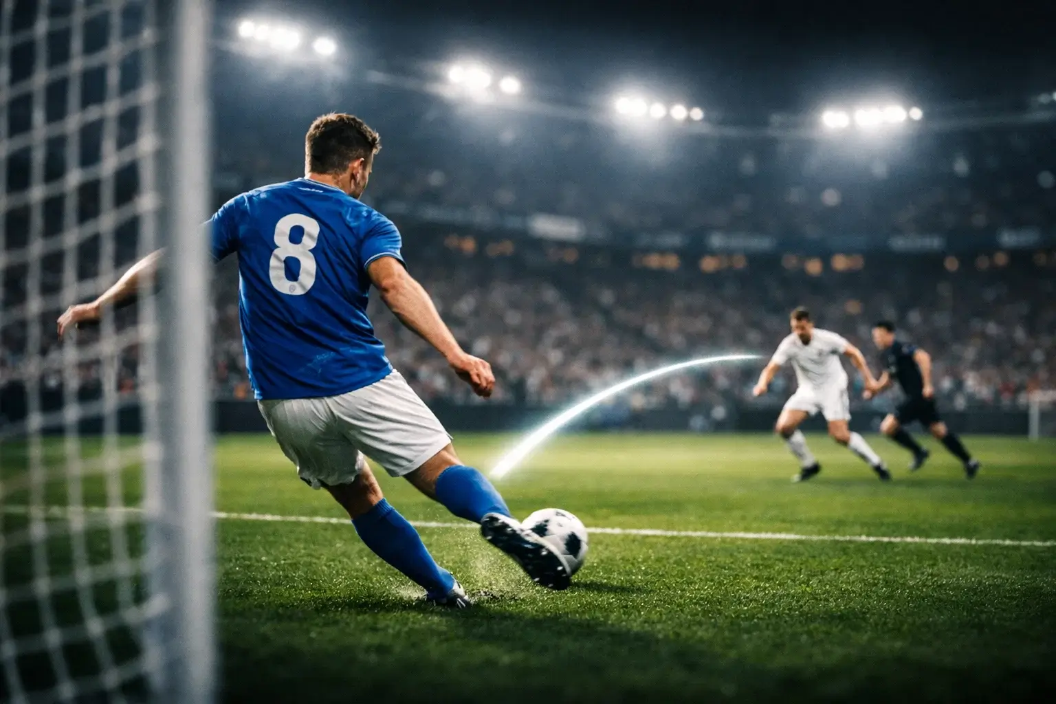 Midtbanespiller laver afgørende aflevering illustrerer expected assists xA